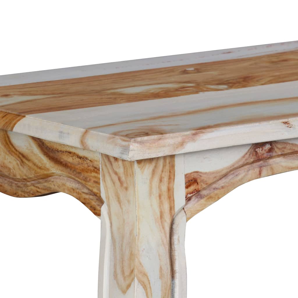 Tavolo Consolle in Legno Massello di Sheesham 110x40x76 cm 244348