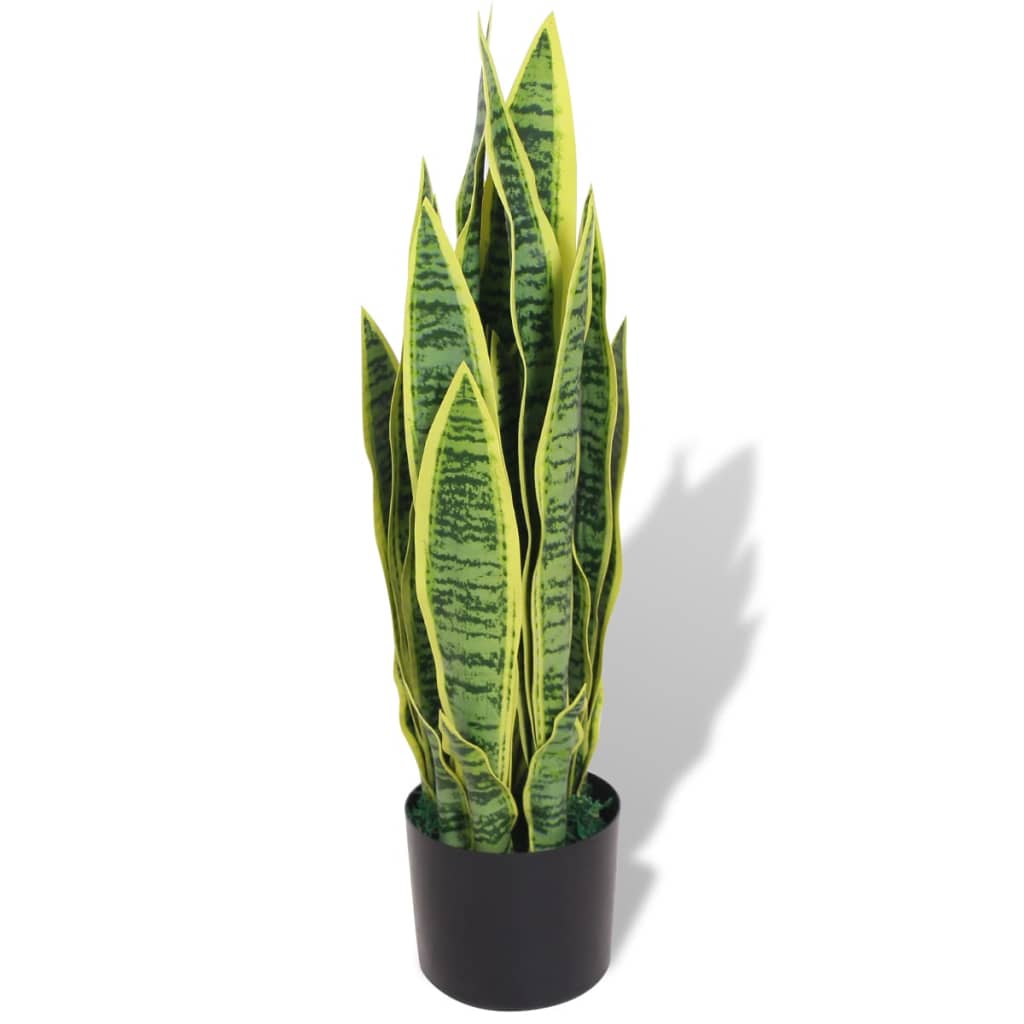 Sansevieria Pianta Artificiale con Vaso 65 cm Verdecod mxl 102885