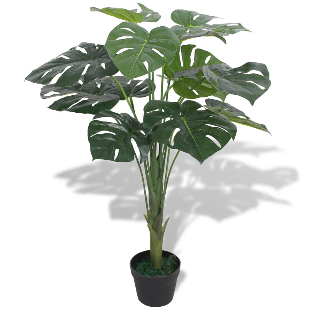 Monstera Pianta Artificiale con Vaso 70 cm Verde cod mxl 76973