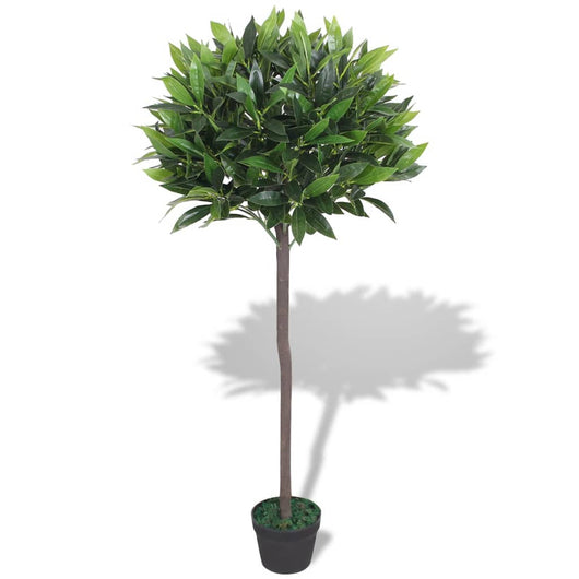 Albero di Alloro Pianta Artificiale con Vaso 125 cm Verde cod mxl 61828