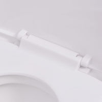 WC a Muro con Sciacquone Nascosto in Ceramica Bianco 274669