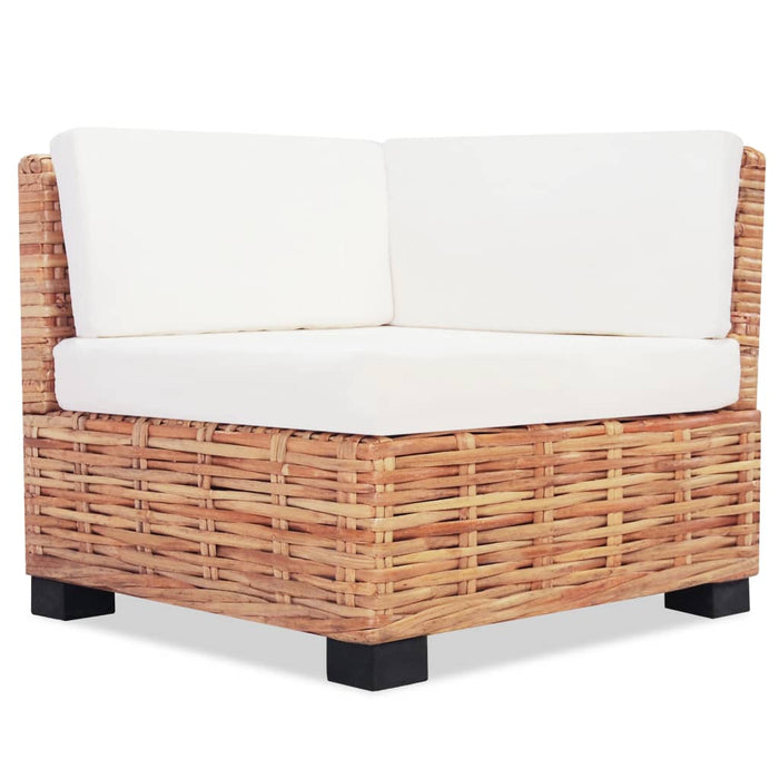 Set Divano 27 pz in Rattan Naturale 244623