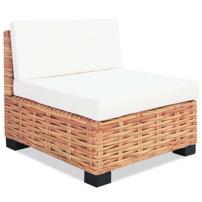 Set Divano 27 pz in Rattan Naturale 244623