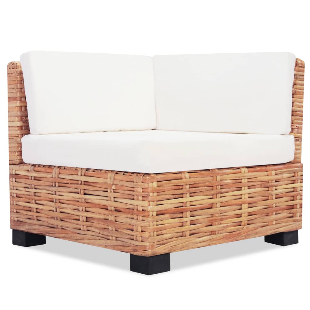 Set Divano 18 pz in Rattan Naturale cod mxl 34855