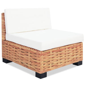 Set Divano 18 pz in Rattan Naturale cod mxl 34855