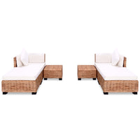 Set Divano 16 pz in Rattan Naturale cod mxl 34630