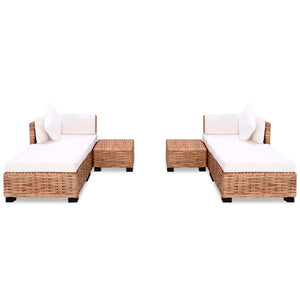 Set Divano 16 pz in Rattan Naturale cod mxl 34630