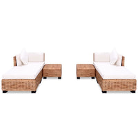 Set Divano 16 pz in Rattan Naturale 244625