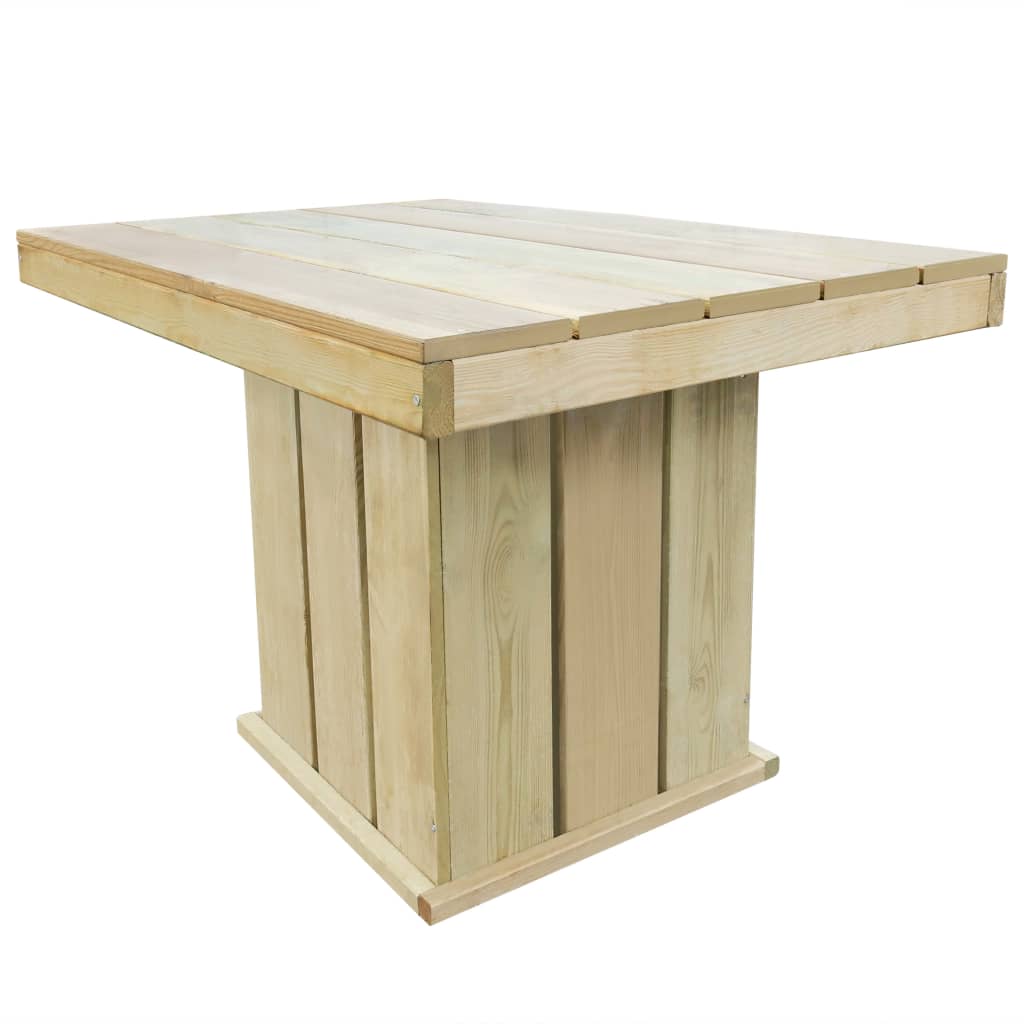 Set da Pranzo da Giardino 4 pz in Legno di Pino Impregnato 43262