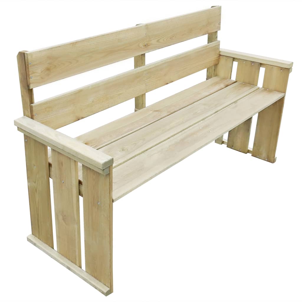 Set da Pranzo da Giardino 4 pz in Legno di Pino Impregnato 43262