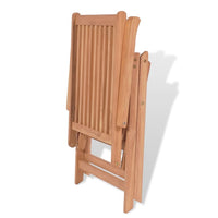 Sedie Reclinabili da Giardino 2 pz in Legno Massello di Teak 43029