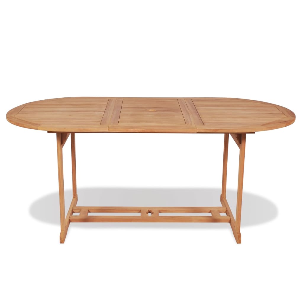 Tavolo da Giardino 180x90x75 cm in Massello di Teak 43030