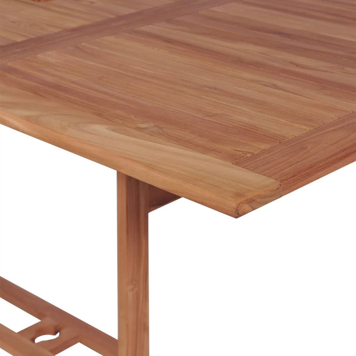 Set da Pranzo da Giardino 7 pz in Legno Massello di Teak cod mxl 58696