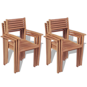 Set da Pranzo da Giardino 7 pz in Legno Massello di Teak cod mxl 58696