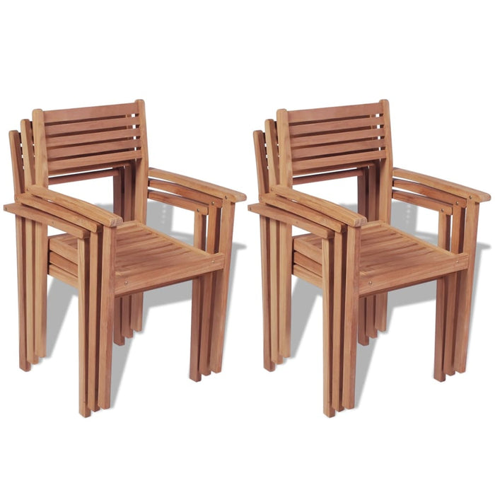 Set da Pranzo da Giardino 7 pz in Legno Massello di Teak cod mxl 58696