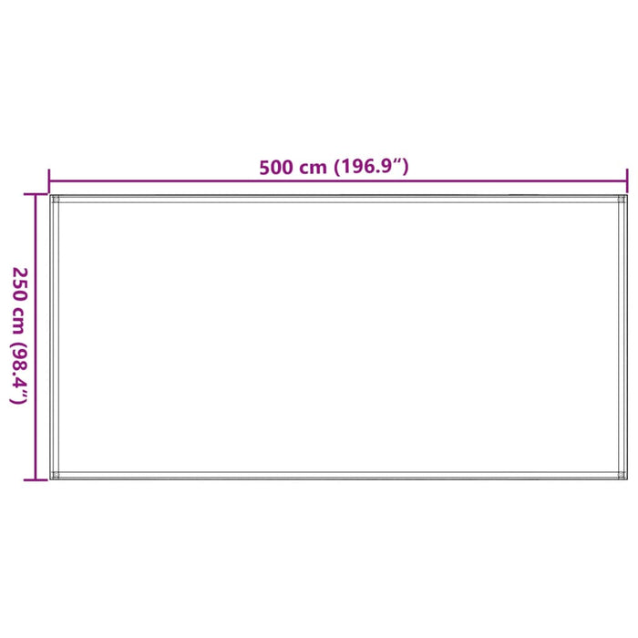 Tappeto da Tenda 250x500 cm Antracite 91262