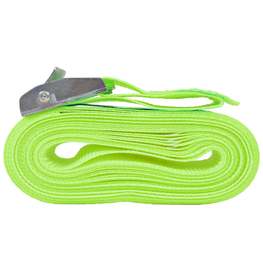 Cinghie 10 pz 0,25 Tonnellate 5mx25 mm Verde Fluo cod mxl 77924