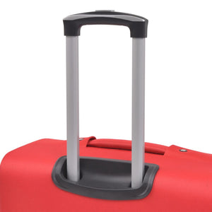 Set di Valigie Trolley 3 pz Morbide Rosse