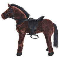 Cavallo in Peluche in Piedi Marrone Scuro XXLcod mxl 121121