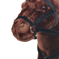 Cavallo in Peluche in Piedi Marrone Scuro XXLcod mxl 121121