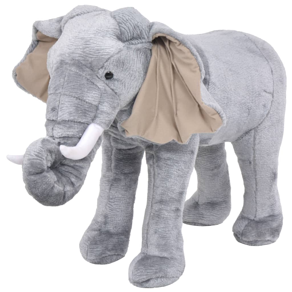 Elefante in Peluche in Piedi Grigio XXLcod mxl 105391