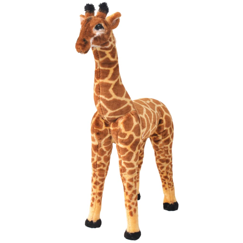 Giraffa in Peluche in Piedi Marrone e Gialla XXLcod mxl 103607