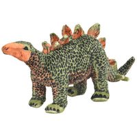 Dinosauro Stegosaurus in Peluche in Piedi Verde e Arancione XXL