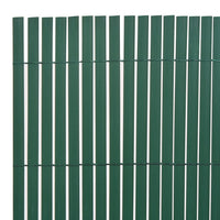 Recinzione da Giardino a Doppio Lato in PVC 90x300 cm Verde