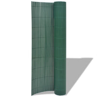 Recinzione da Giardino a Doppio Lato in PVC 90x500 cm Verde cod mxl 17889