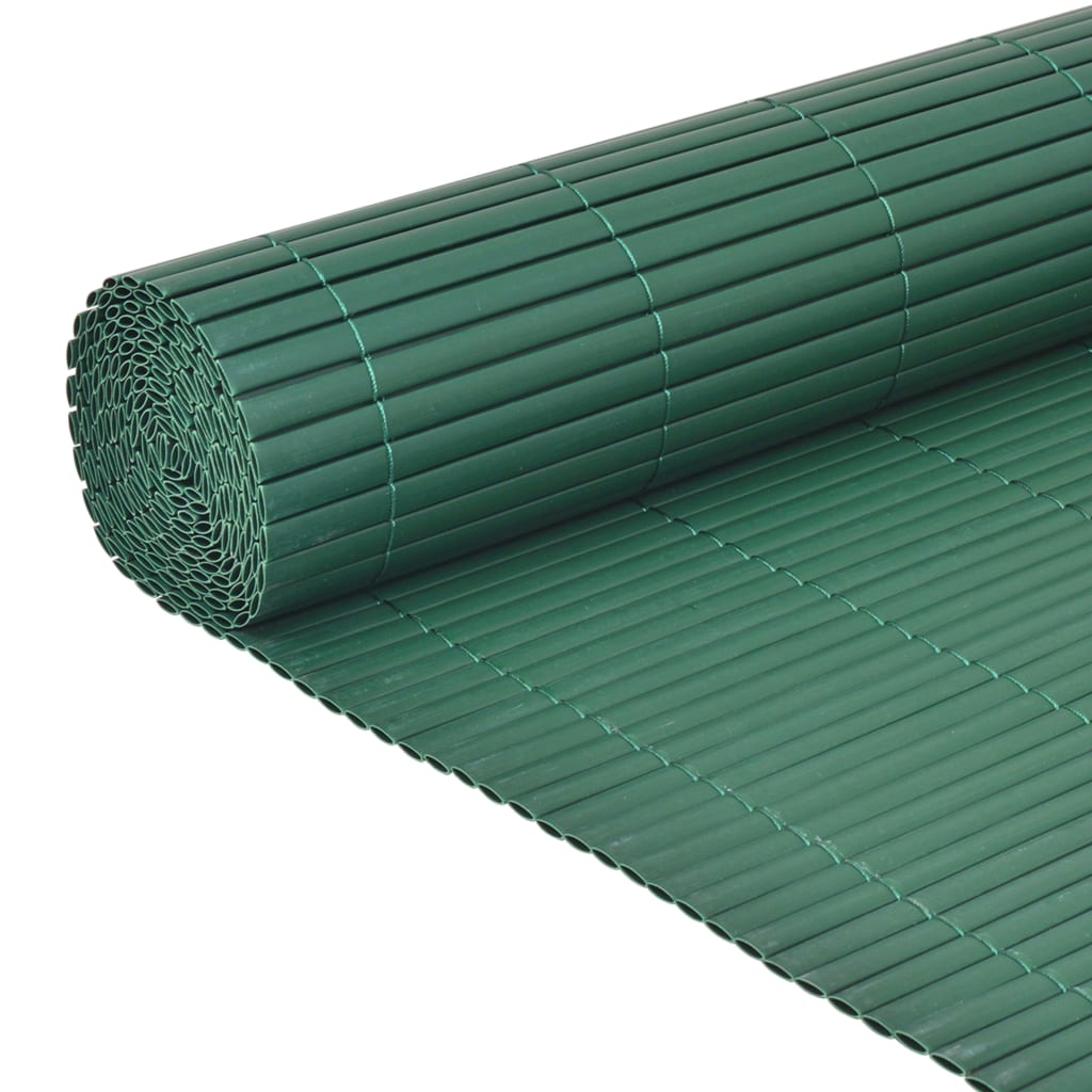 Recinzione da Giardino a Doppio Lato in PVC 90x500 cm Verde cod mxl 17889