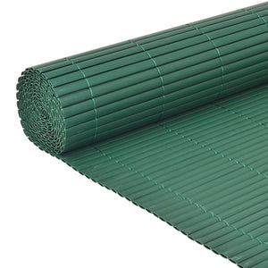 Recinzione da Giardino a Doppio Lato in PVC 90x500 cm Verde cod mxl 17889