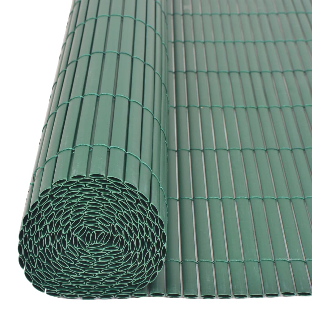 Recinzione da Giardino a Doppio Lato in PVC 90x500 cm Verde cod mxl 17889