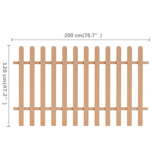 Staccionata in WPC 200x120 cm cod mxl 42413