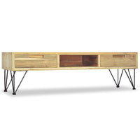 Mobile Porta TV 120x35x35 cm in Legno Massello di Teak 244575