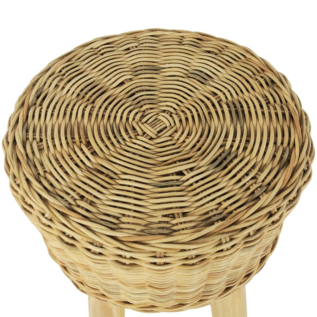 Sgabello da Bar in Rattan Naturale cod mxl 59628