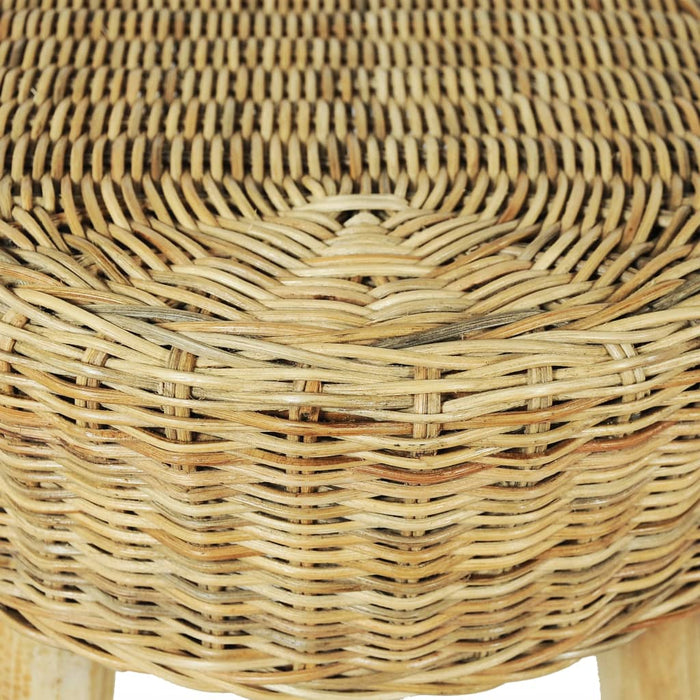 Panca da Ingresso 110x35x45 cm in Rattan Naturale cod mxl 66325