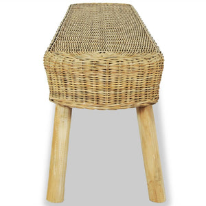 Panca da Ingresso 110x35x45 cm in Rattan Naturale 244580