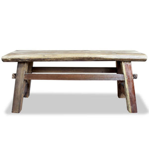 Panca in Legno Massello di Recupero 100x28x43 cm 244497