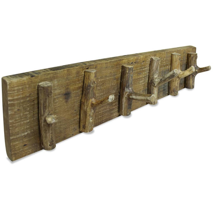 Appendiabiti in Legno Massello di Recupero 60x15 cm  cod mxl 68022