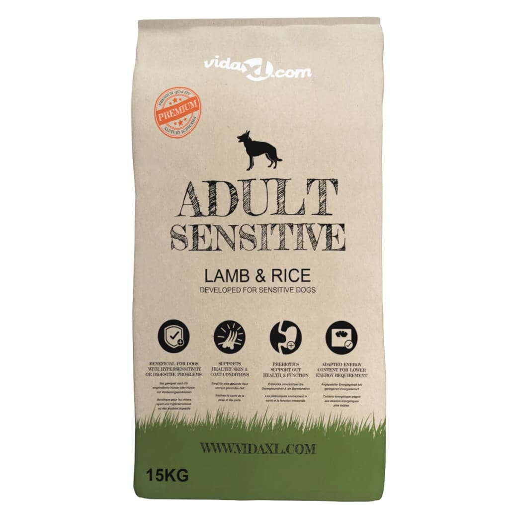 Cibo Secco per Cani Premium Adult Sensitive Lamb & Rice 15 kgcod mxl 73092