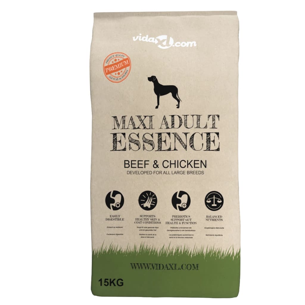 Cibo Secco Cani Premium Maxi Adult Essence Beef & Chicken 15kg