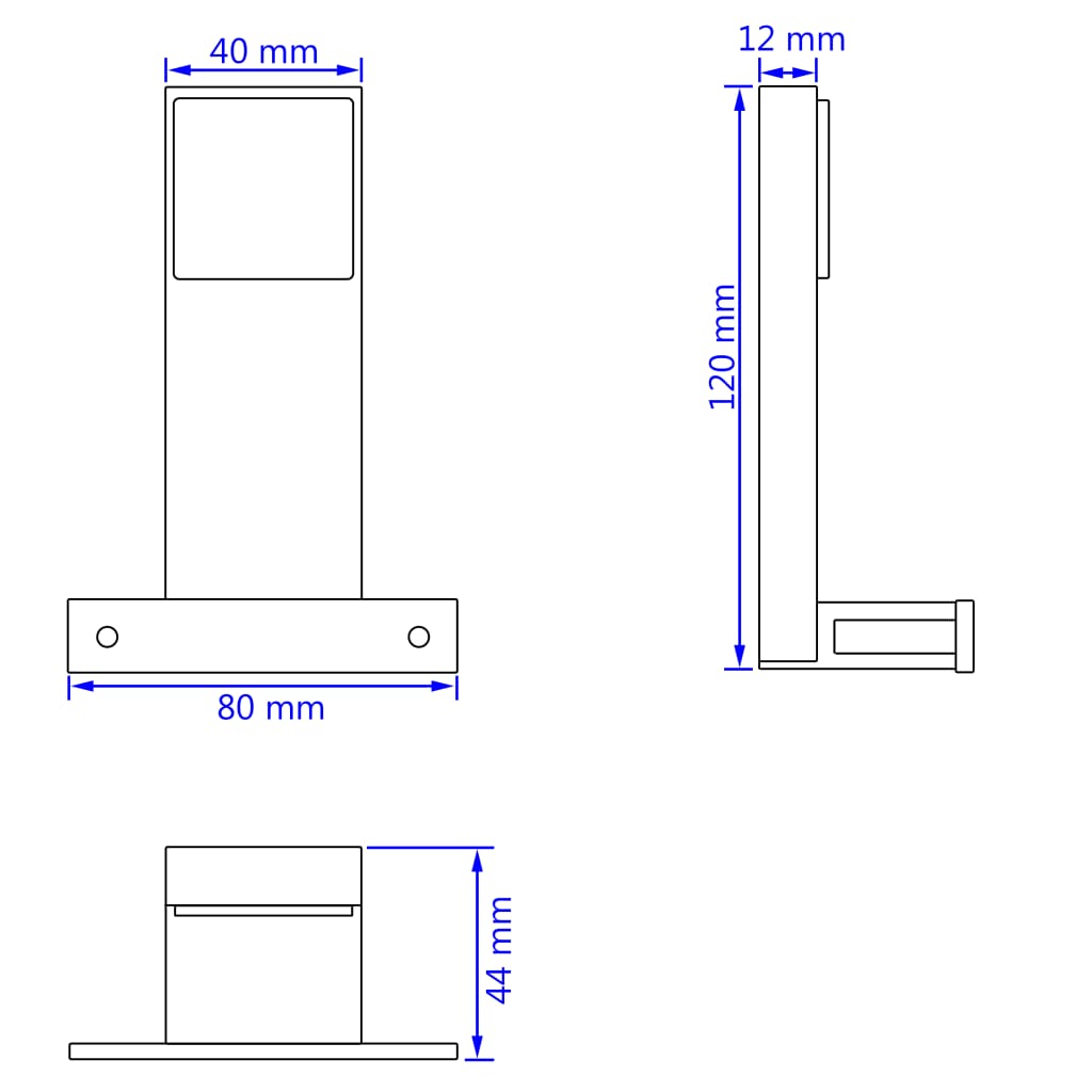 Faretti per Specchi 2 pz 2 W a Luce Bianca Fredda cod 8949