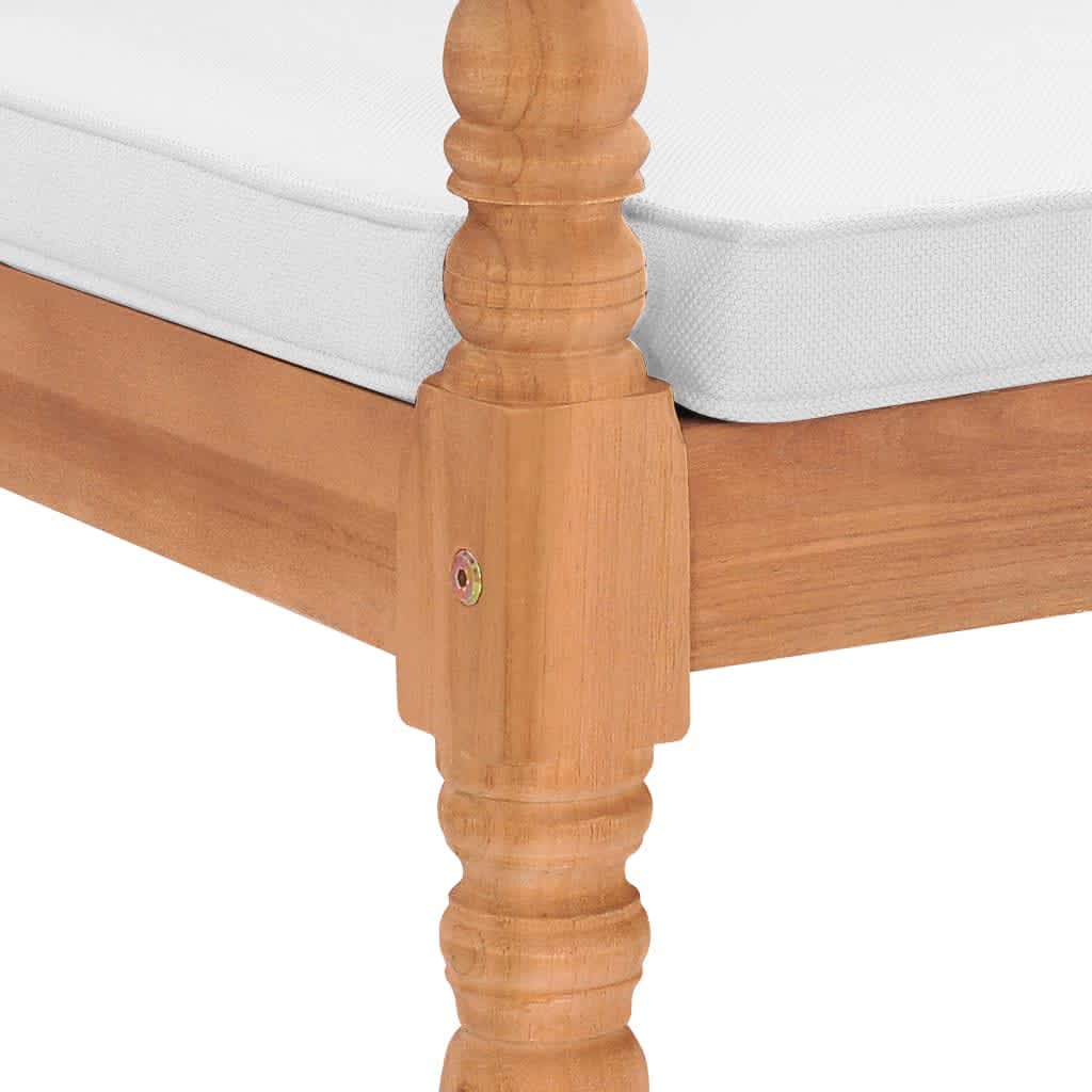 Sedie Batavia 2 pz con Cuscini in Legno Massello di Teak cod mxl 5974