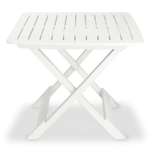 Set da Bistrot 3 pz in Plastica Bianco cod mxl 48406