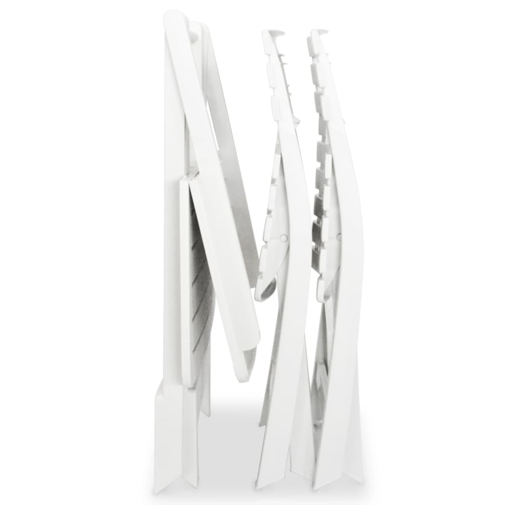 Set da Bistrot 3 pz in Plastica Bianco cod mxl 48406