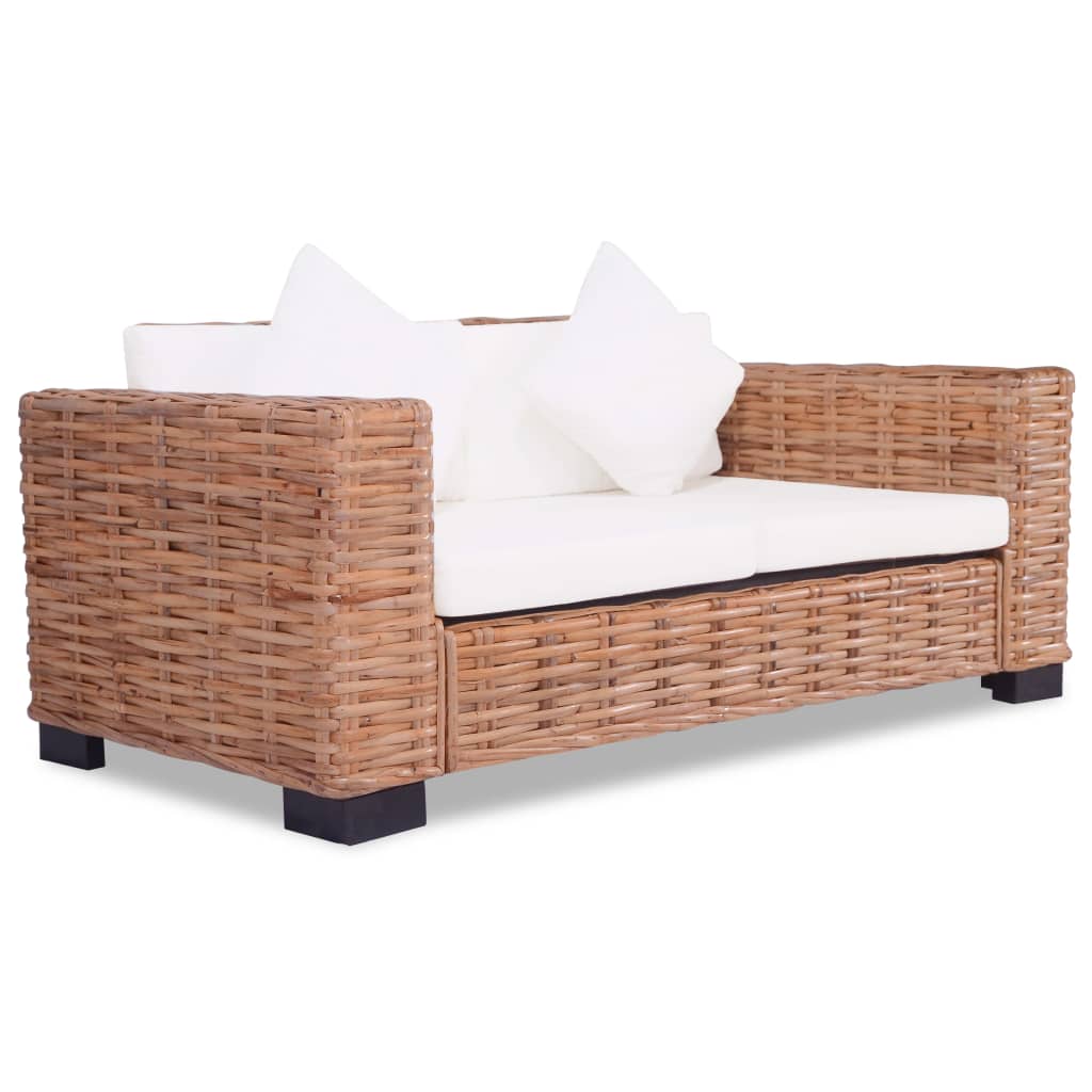 15 Pz Set Sofa in Rattan Naturale  cod mxl 12729