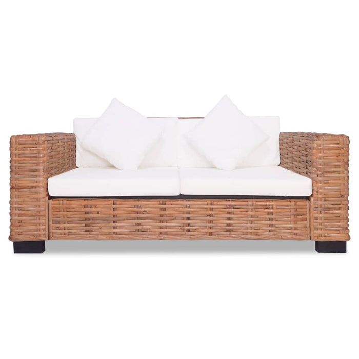 15 Pz Set Sofa in Rattan Naturale  cod mxl 12729