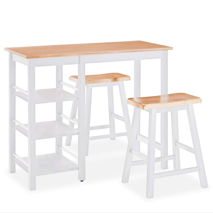 Set da Bar 3 pz in MDF Bianco cod mxl 20904