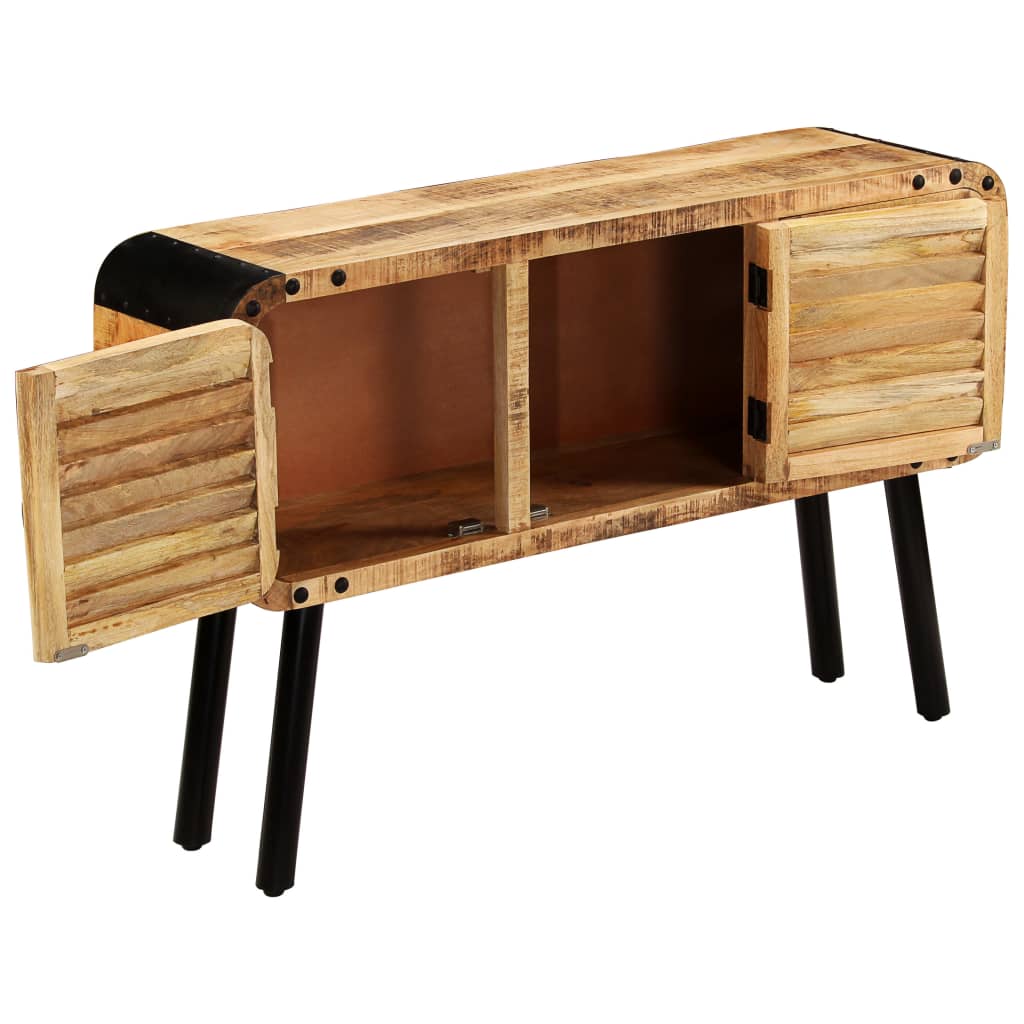 Credenza in Legno Massello di Mango 120x30x76 cm 245262