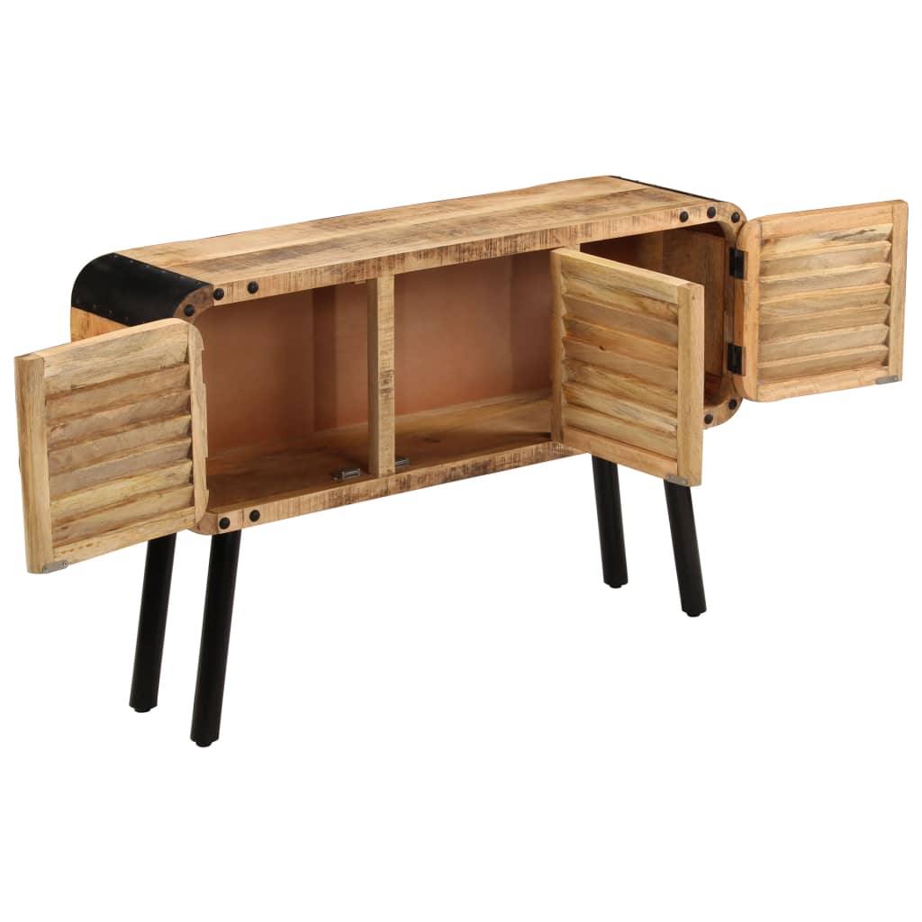 Credenza in Legno Massello di Mango 120x30x76 cm 245262